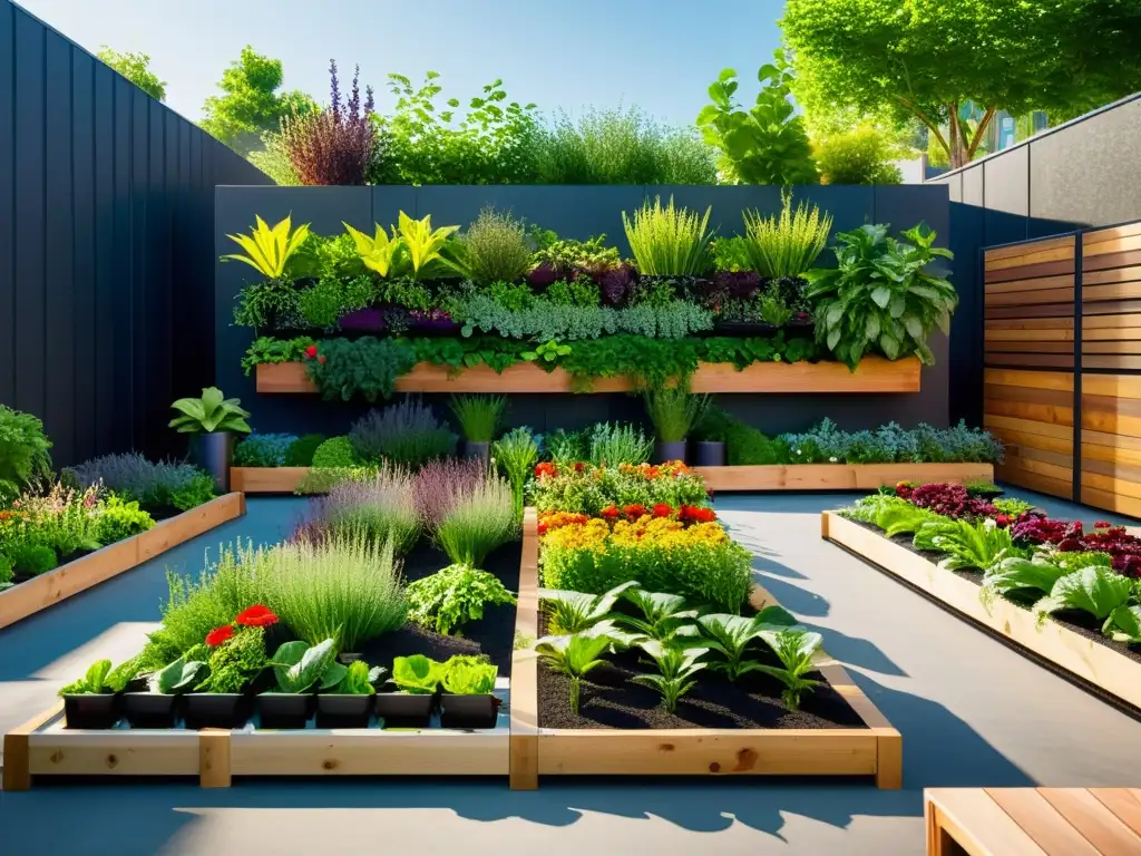 Espacios verdes accesibles para discapacidad: jardín urbano inclusivo con diversidad de personas disfrutando de la jardinería y la naturaleza