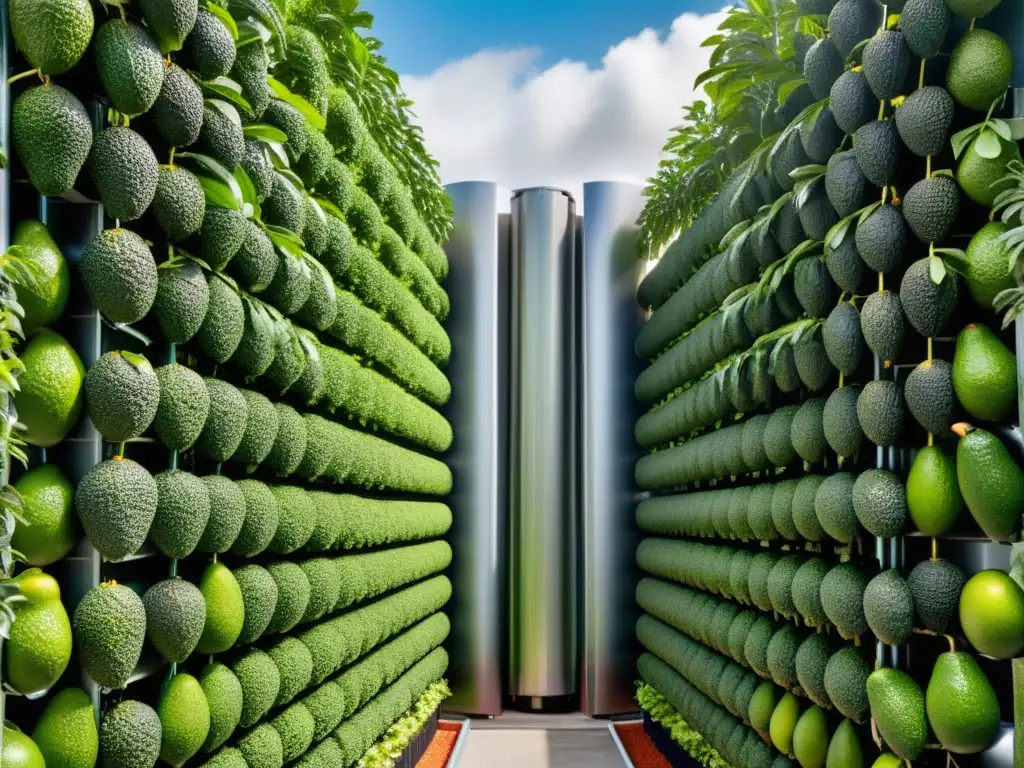 Una granja vertical de aguacates muestra la innovación en huertos verticales