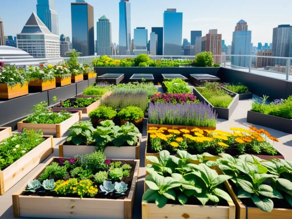 Un oasis verde en lo alto de la ciudad