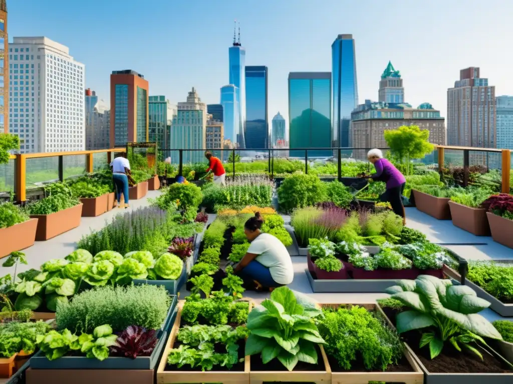 Una próspera agricultura urbana sirve de refugio para la fauna silvestre, creando armonía en la ciudad