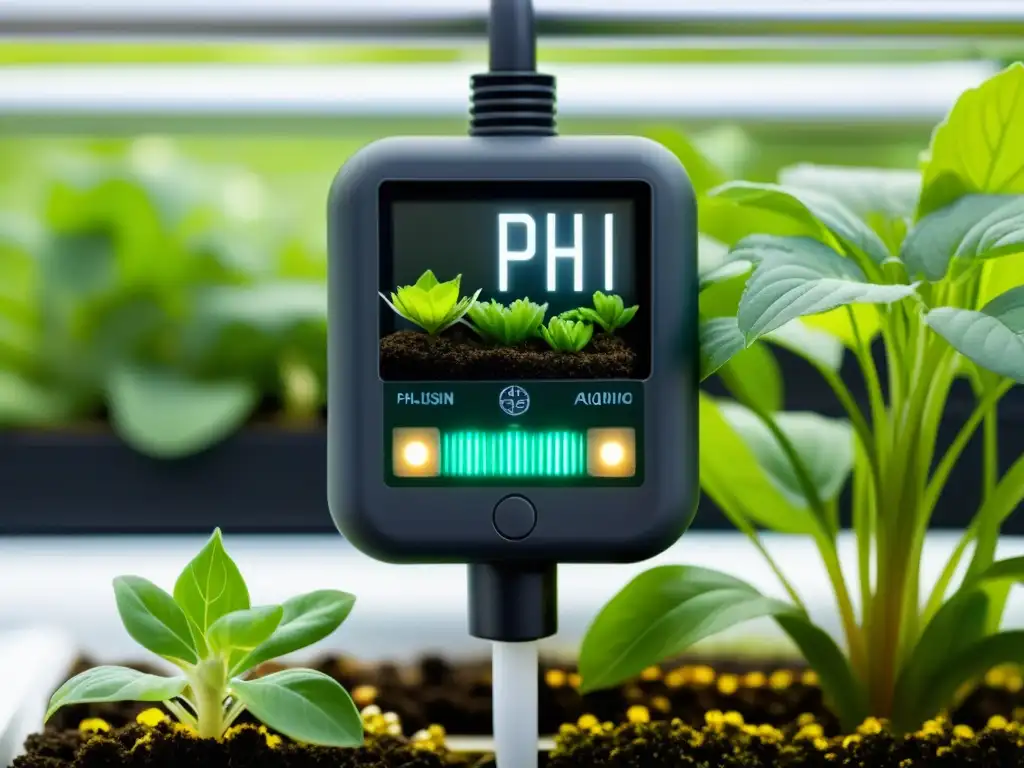 Un sensor de pH compacto y moderno para acuaponía urbana