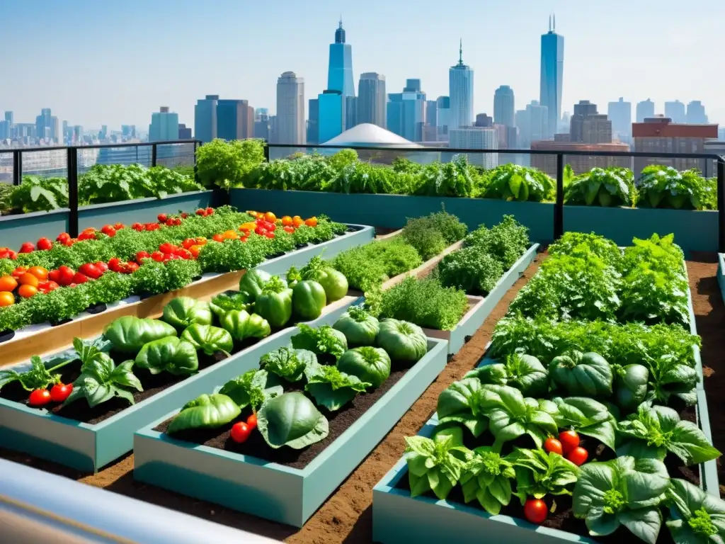 CityFarm: Innovación sostenible y comunidad unida en un bullicioso jardín urbano en la azotea