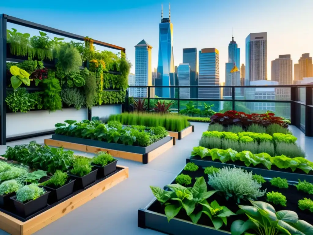 Un jardín urbano innovador muestra la fusión de naturaleza y ciudad