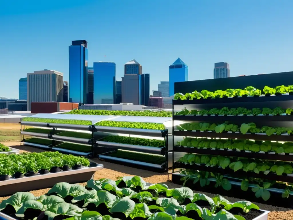 Vista impresionante de los huertos verticales de Altius Farms, fusionando agricultura urbana y modernidad en Denver